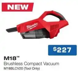 Burson Auto Parts M18 Brushless Compact Vacuum offer