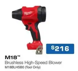 Burson Auto Parts M18 Brushless High Speed Blower M18BLHSBO offer