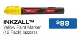 Burson Auto Parts Inkzall yellow paint marker offer