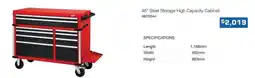 Burson Auto Parts 46 Steel Storage High Capacity Cabinet offer