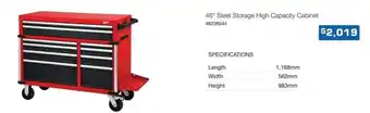 46 Steel Storage High Capacity Cabinet