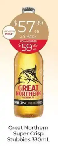 Porters Great Northern Super Crisp Stubbies offer
