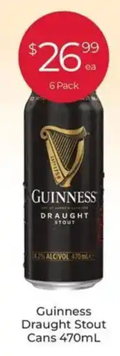 Porters Guinness Draught Stout Cans offer