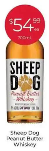 Porters Sheep Dog Peanut Butter Whiskey offer