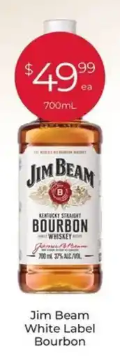 Porters Jim Beam White Label Bourbon offer