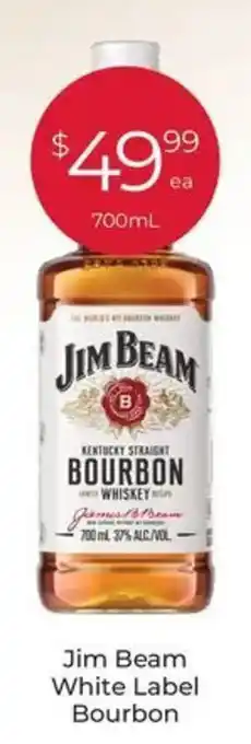Porters Jim Beam White Label Bourbon offer