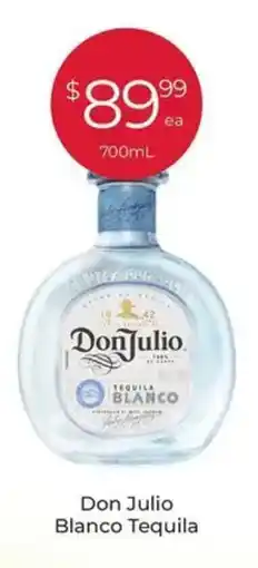 Porters Don Julio Blanco Tequila offer