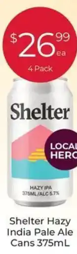 Porters Shelter Hazy India Pale Ale Cans offer