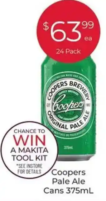 Porters Coopers Pale Ale Cans offer