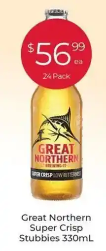 Porters Great Northern Super Crisp Stubbies offer