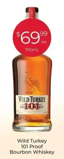 Porters Wild Turkey 101 Proof Bourbon Whiskey offer