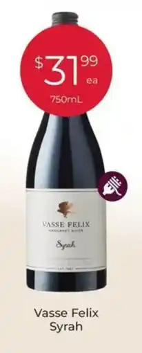Porters Vasse Felix Syrah offer