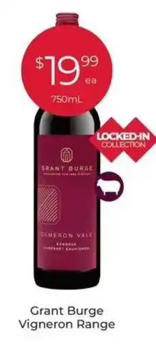 Porters Grant Burge Vigneron Range offer