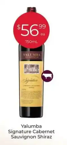 Porters Yalumba Signature Cabernet Sauvignon Shiraz offer