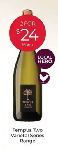 Porters Tempus Two Varietal Series Range offer