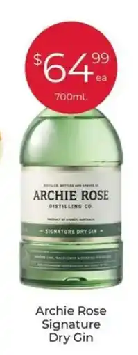 Porters Archie Rose Signature Dry Gin offer