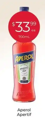 Porters Aperol Apertif offer