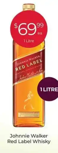 Porters Johnnie Walker Red Label Whisky offer
