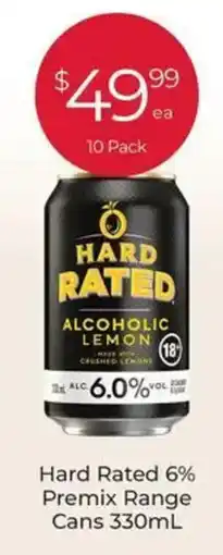 Porters Hard Rated 6% Premix Range Cans offer