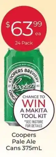 Porters Coopers Pale Ale Cans offer