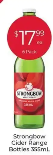 Porters Strongbow Cider Range Bottles offer