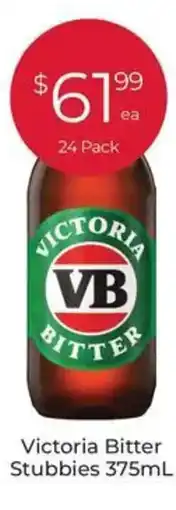 Porters Victoria Bitter Stubbies offer