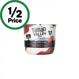 Woolworths Tamar Valley Creamery Yoghurt Pot 170g or Pouches 150g – From the Fridge offer