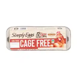 Woolworths Simply Eggs Cage Free XL – From the Fridge offer