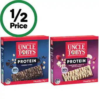 Woolworths Uncle Tobys Protein Muesli Bars offer