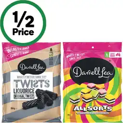 Woolworths Darrell Lea Liquorice Twists, Batch 37 or All Sorts 220-280g offer