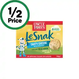 Woolworths Uncle Tobys Le Snak offer