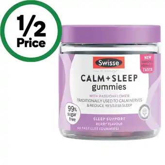 Woolworths Swisse Ultiboost Calm + Sleep Gummies offer