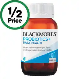 Woolworths Blackmores Probiotics+ Daily Health Vitamin Capsules offer