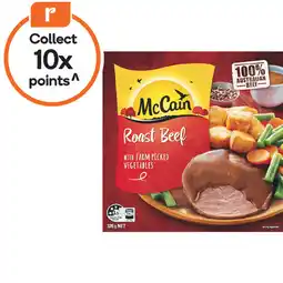 Woolworths McCain Plated Dinner offer