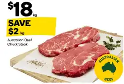 Woolworths Australian Beef Chuck Steak offer
