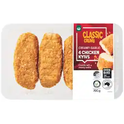 Woolworths Woolworths Boneless Kyiv Varieties with RSPCA Approved Chicken offer