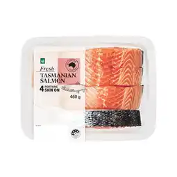 Woolworths Australian Fresh Salmon Portions Skin On offer