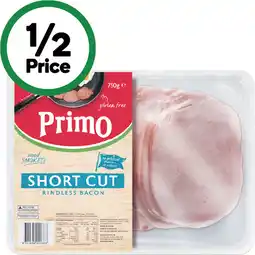 Woolworths Primo Short Cut Bacon – From the Fridge offer