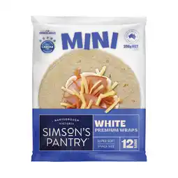Woolworths Simson's Pantry Mini Wraps offer