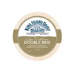 Woolworths King Island Brie or Camembert 175-200g – From the Deli offer