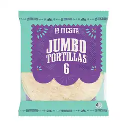 Woolworths La Mesita Jumbo Tortillas offer