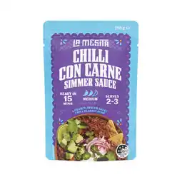 Woolworths La Mesita Simmer Sauce offer