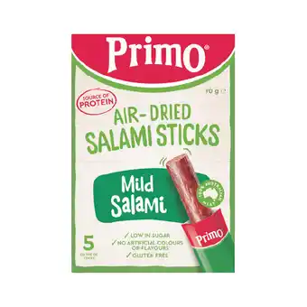 Woolworths Primo Salami Sticks offer