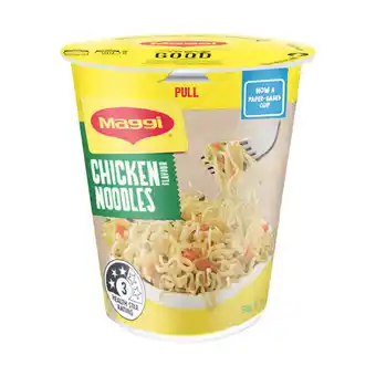 Woolworths Maggi Noodle Cups offer