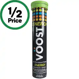 Woolworths Voost Energy Effervescent Tablets offer
