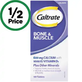 Woolworths Caltrate Bone & Muscle Tablets offer