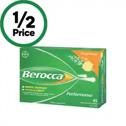 Woolworths Berocca Vitamin B & C Energy Orange Flavour Effervescent Tablets offer