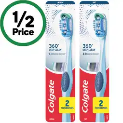 Woolworths Colgate 360 Toothbrush offer