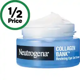 Woolworths Neutrogena Collagen Bank Eye Gel Cream offer