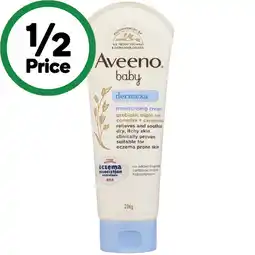 Woolworths Aveeno Baby Dermexa Eczema Fragrance Free Moisturising Cream offer
